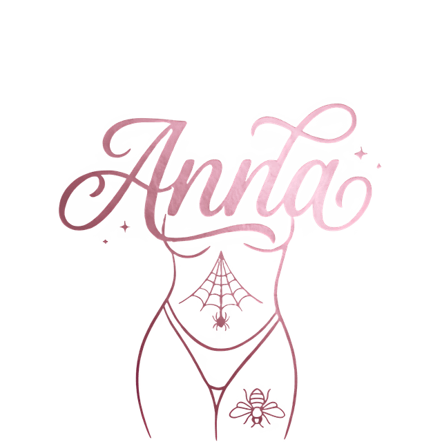 anna — hand-lettered signature logo